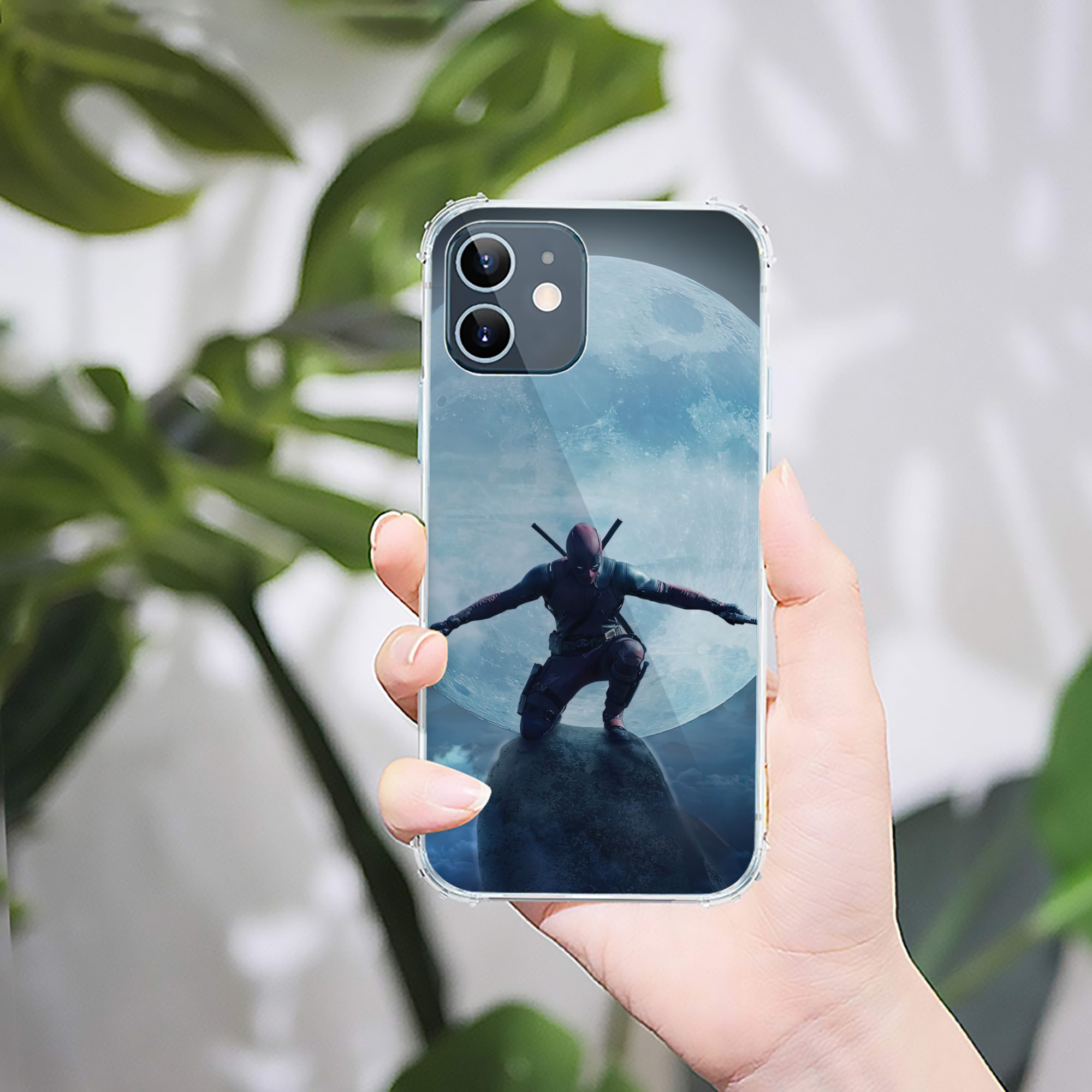 （画像用） Deadpool デッドプール 【iPhone 12シリーズ対応】透明スマホケース（クリアソフトケース）